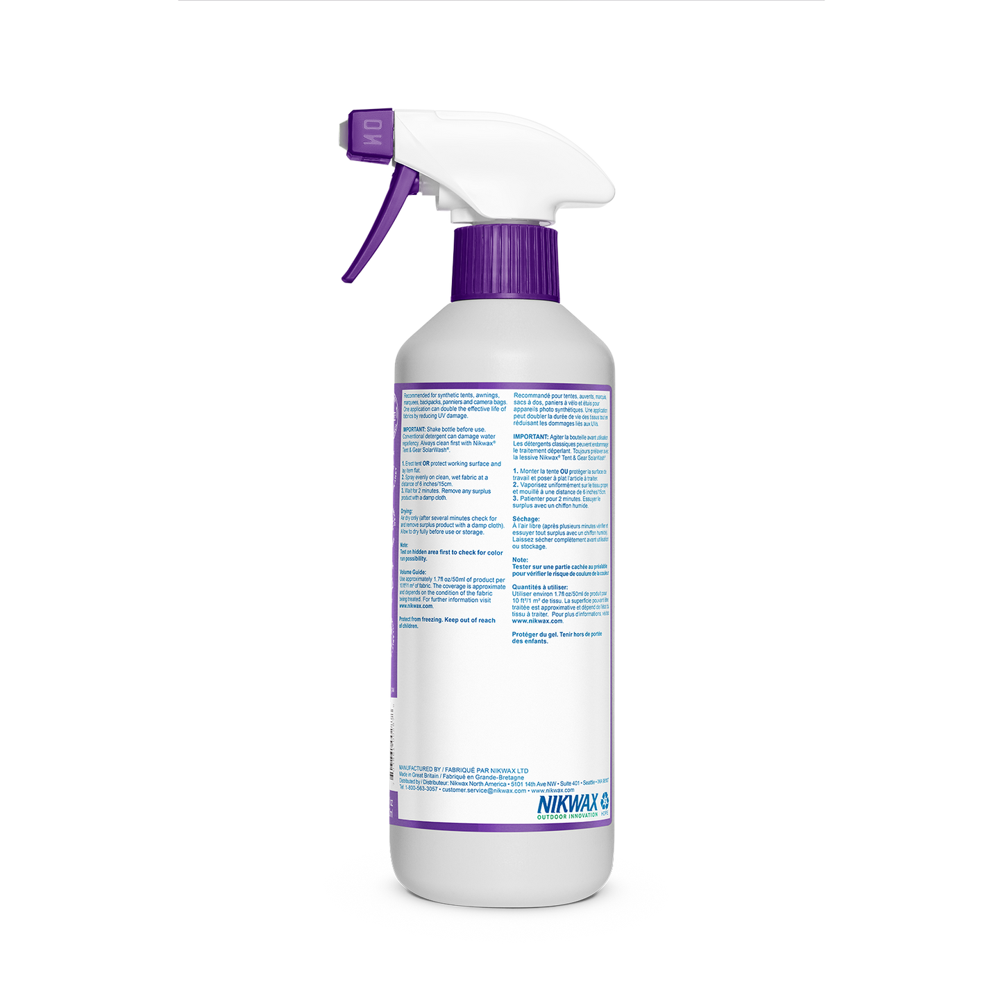 Nikwax Spray-On Tent & Gear SolarProof 16.9 oz.